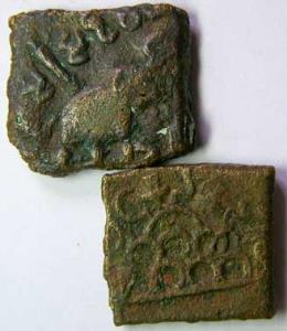 Satavahanas copper 5.84g