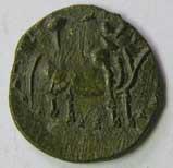 Pallavas of kanchi copper 0.74g