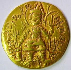Kushanas vasudeva 2 gold 7.76g dinar