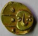 BIJAPUR,Annonymous hudki ½ pagoda gold