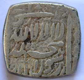 MUGHALS,Akbar silver rupee