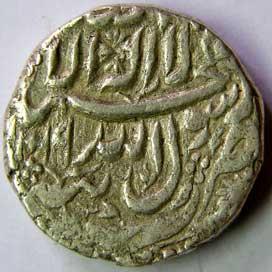 MUGHALS,Jahangir silver heavy rupee