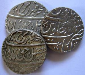 MUGHALS,Farrukhsiyar silver rupee