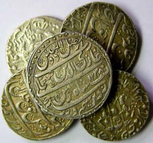 AWADH,Ghazi-ud-din haidar silver rupees