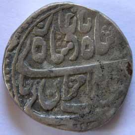 GWALIOR,Sheopur mint silver rupee