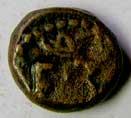 INDO-DANISH,Christian4 copper kas hammered dump coinage