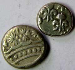 INDO-FRENCH,Pondicherry fanon silver