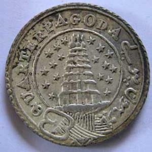 EIC,Madras Presidency,1/4 pagoda silver