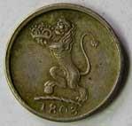 EIC,Madras Presidency,pagoda series silver 1 cash OMS