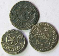EIC,Madras Presidency,fanam silver