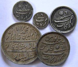 EIC,Madras Presidency,Arkat series silver rupee