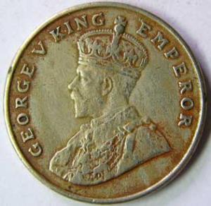 INDO-BRITISH,George 5 nickel 8 annas