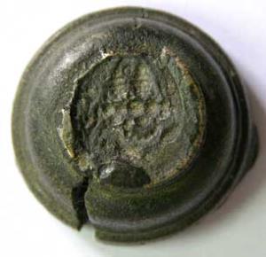 Die of vijayanagar empire obverse die