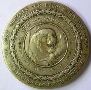 Advertising mirror nickel