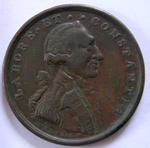 Claude martin medal bronze 12.85g