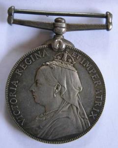 Volunteer force long service $ good conduct medal silver