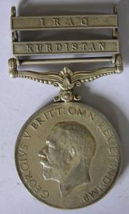 India general service medal 1918-62 silver george 5
