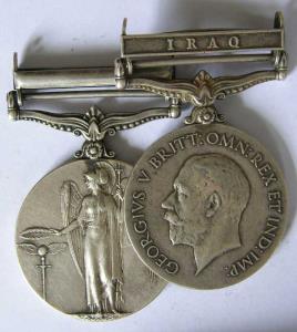 India general service medal 1918-62 silver george 5