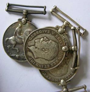British war medal 1914-20 silver george 5