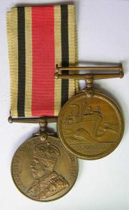 Bronze mercantile marine war medal 1918 george 5