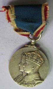 Coronation medal 1937 silver