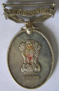 Republic India medal for efficient service silver