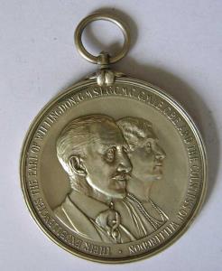 Willington's viceroy presentation medal silver