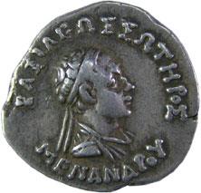 Indo-Greeks menander 1 silver drachm
