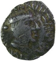 Western kshatrapas nahapana silver drachm