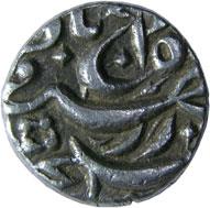 MUGHALS,Akbar silver ½ rupee