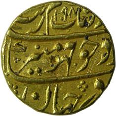 MUGHALS,Aurangzeb gold mohur