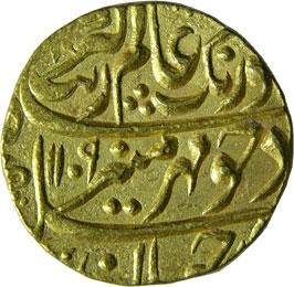 MUGHALS,Aurangzeb gold mohur