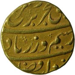MUGHALS,Farrukhsiyar gold mohur