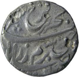MUGHALS,Farrukhsiyar silver rupee