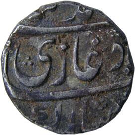 MUGHALS,Muhammad shah silver rupee