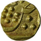 BARODA,Khande rao gold 1/6 mohur