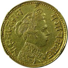 BARODA,Sayaji rao 3 gold mohur