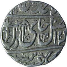 BINDRABAN,Mumnabad mint silver rupee