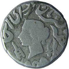 BINDRABAN,Local issues queen victoria silver rupee