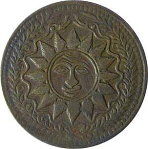 GWALIOR,Madho rao copper ¼ anna