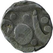 KOLHAPUR,Mughal issue silver ½ rupee