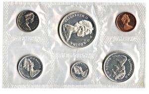 Canada 5 UNC sets silver