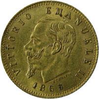 Italy gold 1.63g 5 lire