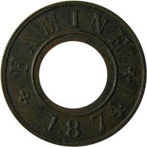 Famine Relief Token copper 5.12g