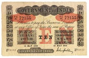 Government of India :10 rupees