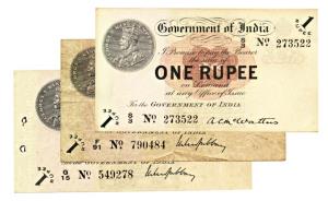 Government of India :1 rupees