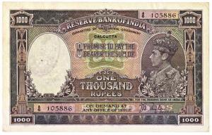 Reserve Bank of India :1000 rupees