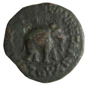 Indo-Scythians azes copper 13.9g