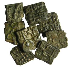 Mauryan cast copper square