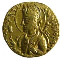 Kushanas huvishka gold dinar 7.72g